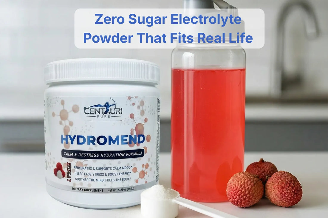 Zero Sugar Electrolyte Powder That Fits Real Life