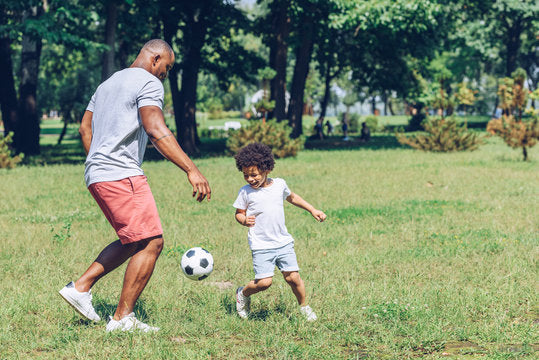 playing with child