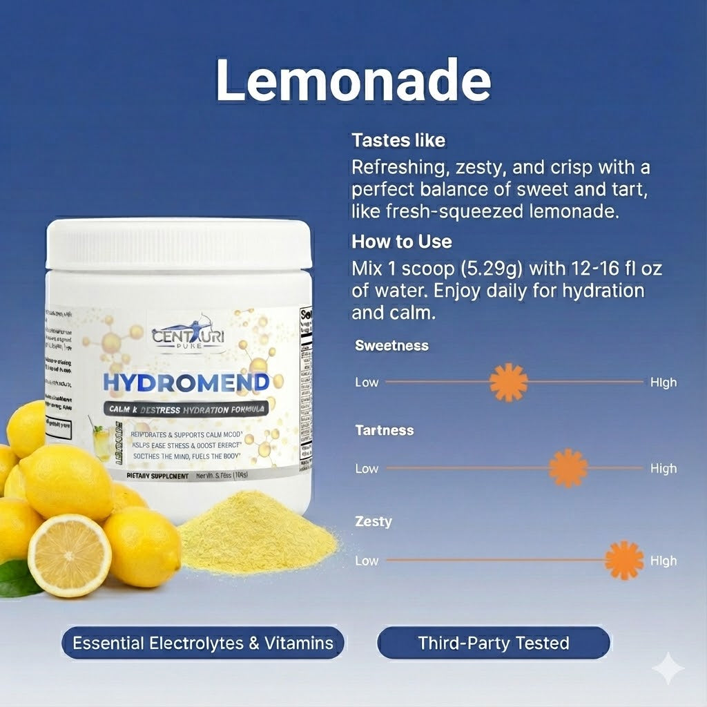 Hydromend Calm Hydration for Cortisol Balance and Weight Loss Support