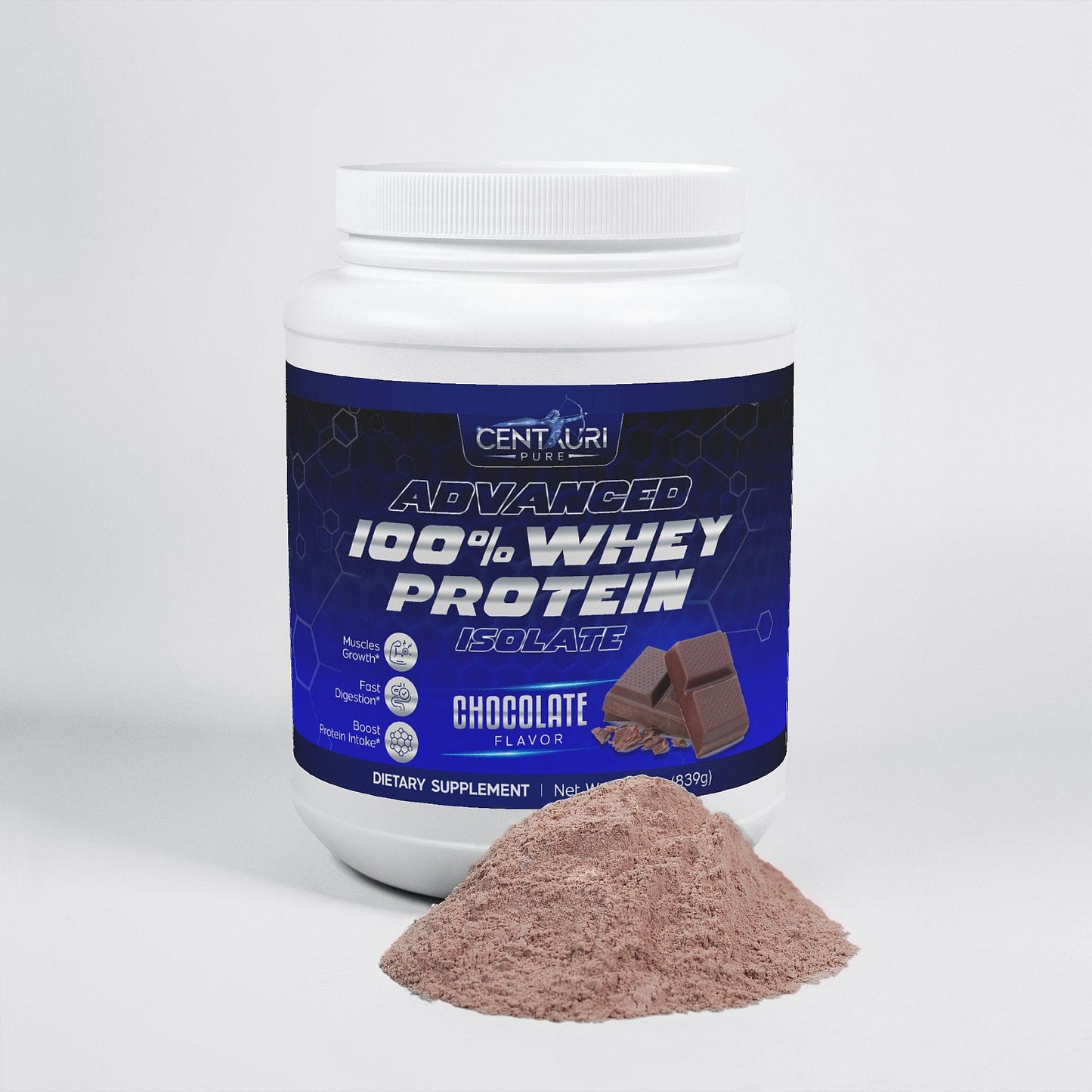 Centauri Pure Protein Advanced 100% Whey Protein Isolate (Chocolate)