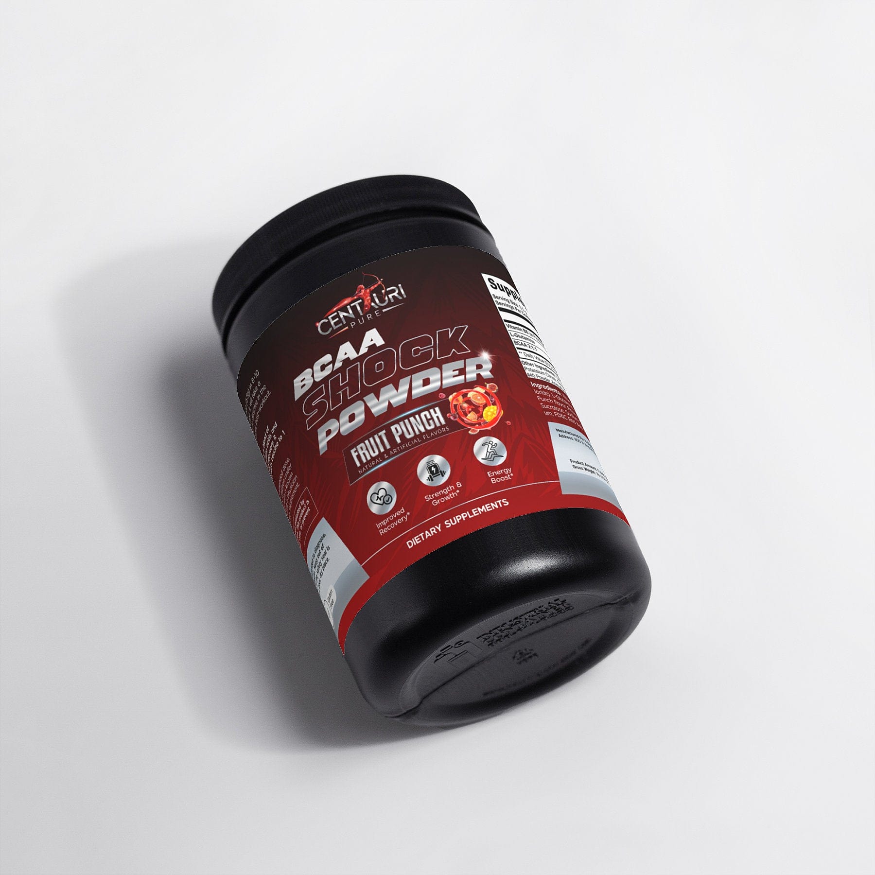 Centauri Pure Post/Recovery BCAA Shock Powder (Fruit Punch)