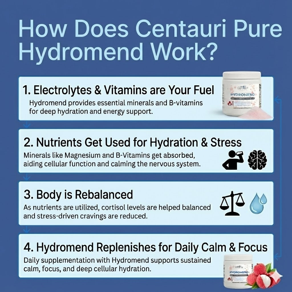 Hydromend Calm Hydration for Cortisol Balance and Weight Loss Support