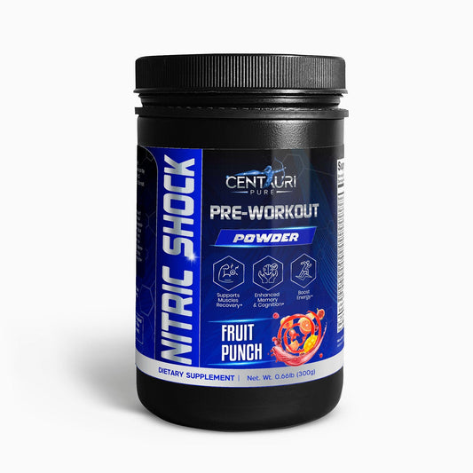 Centauri Pure Pre-Workout Nitric Shock Pre-Workout Powder (Fruit Punch)