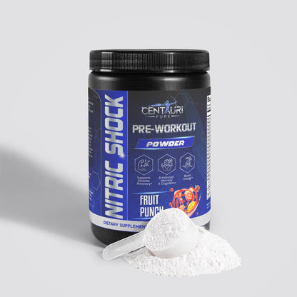 Centauri Pure Pre-Workout Nitric Shock Pre-Workout Powder (Fruit Punch)